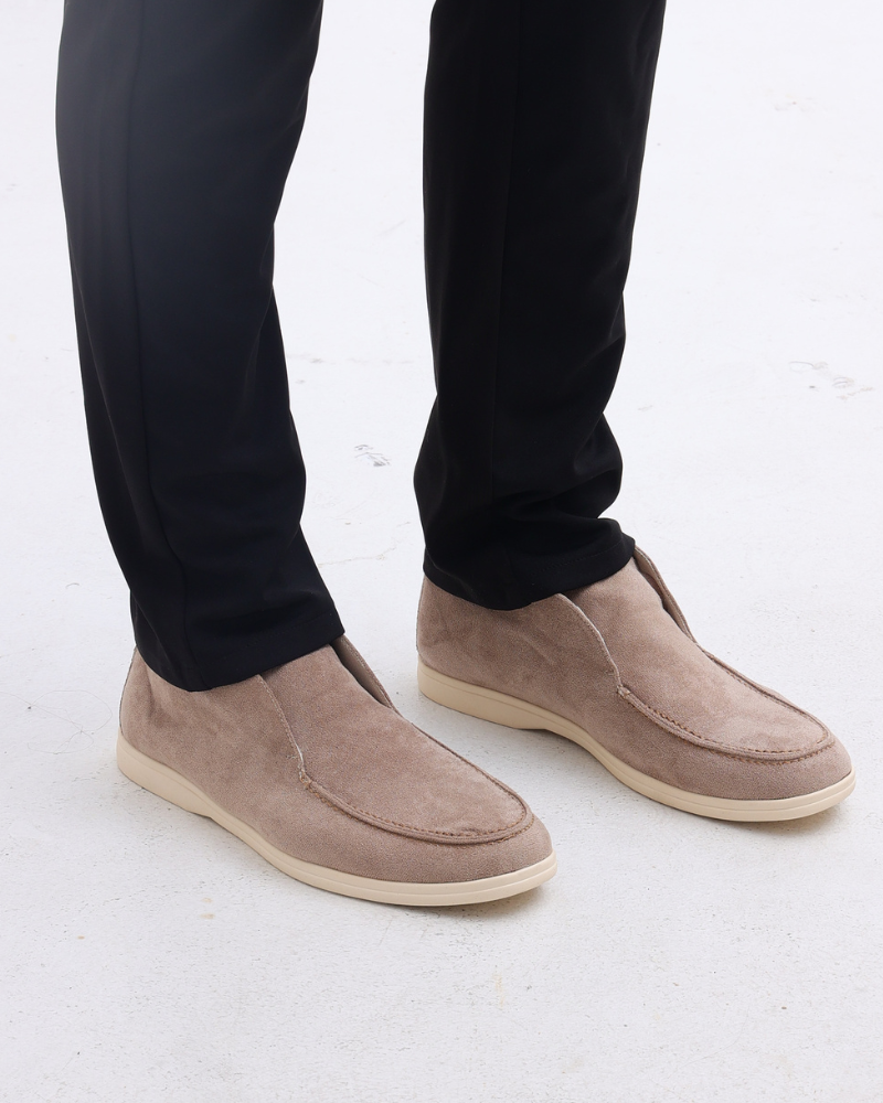 Sloane High-Top Suede Loafers | Europa