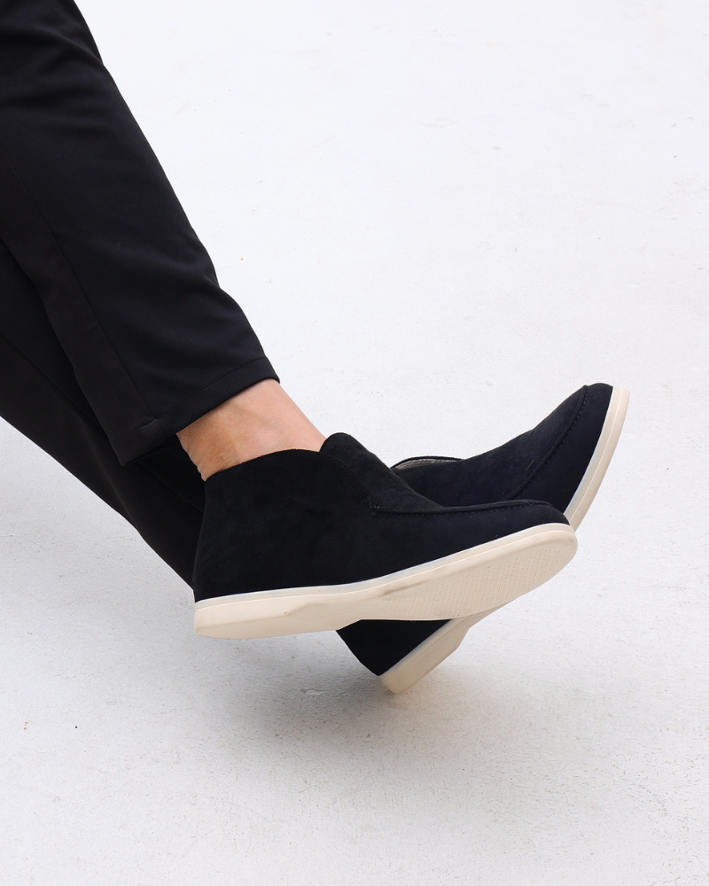 Sloane High-Top Suede Loafers | Europa