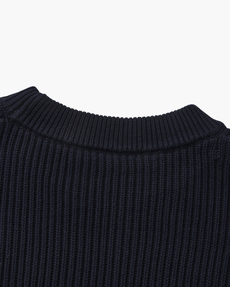Heritage Rib Knit Crewneck Sweater | Europa