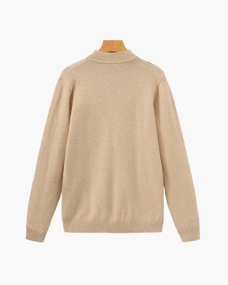 Alpen Ribbed Mock Neck Sweater | Europa