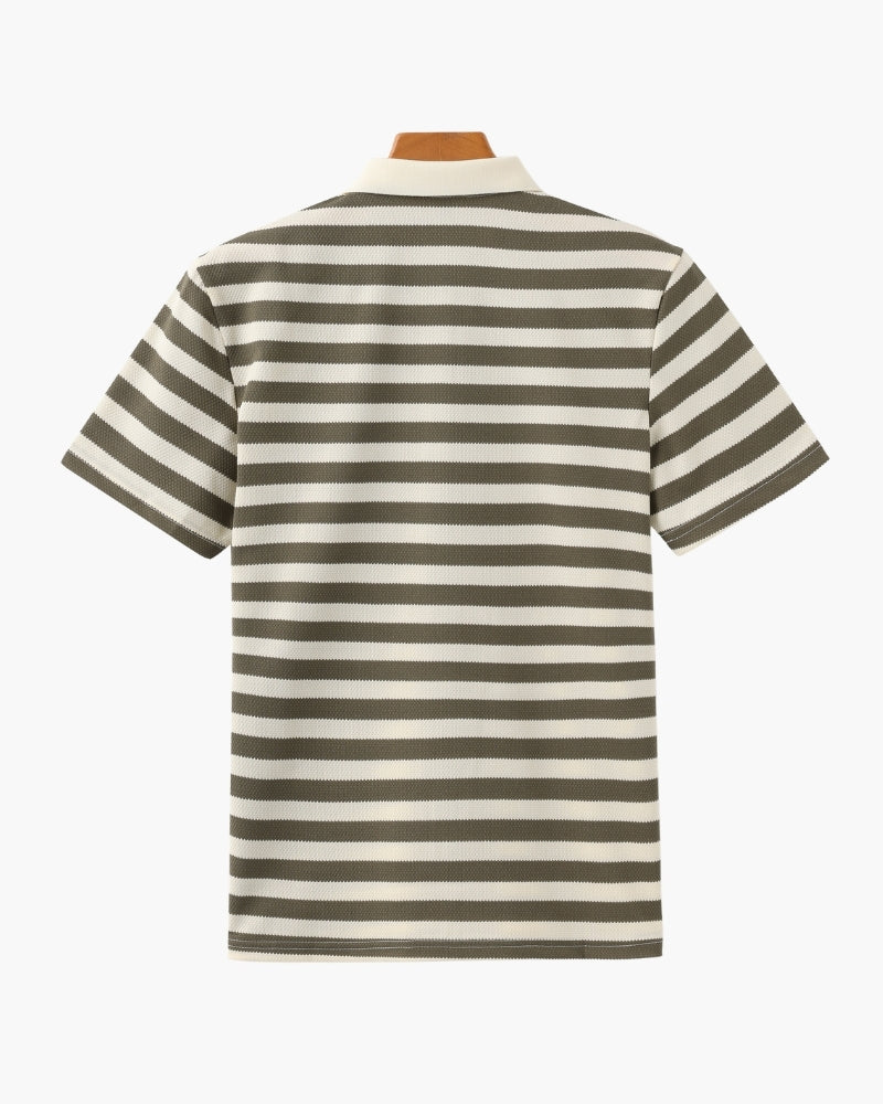 Amalfi Breton Polo Shirt | Europa