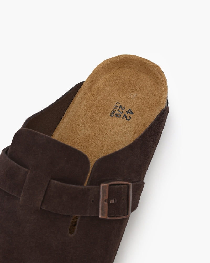 Heritage Suede Slip-On Clogs | Europa