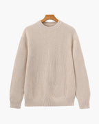 Heritage Rib Knit Crewneck Sweater | Europa