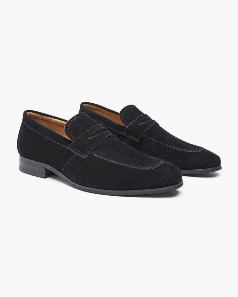 Oxford Suede Penny Loafers | Europa