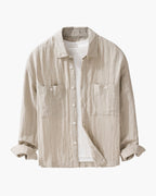 Portofino Linen Blend Overshirt | Europa
