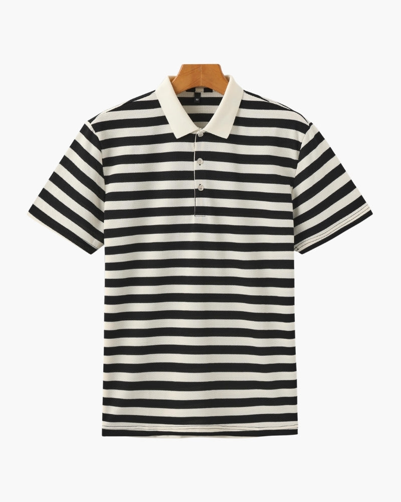 Amalfi Breton Polo Shirt | Europa