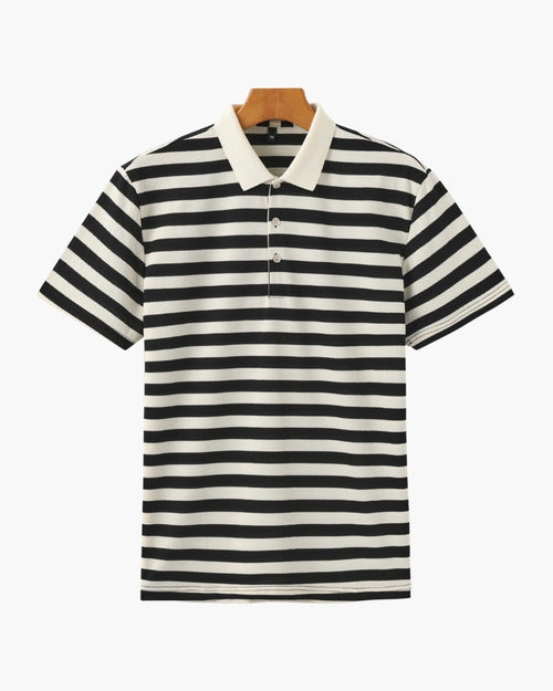 Amalfi Breton Polo Shirt | Europa