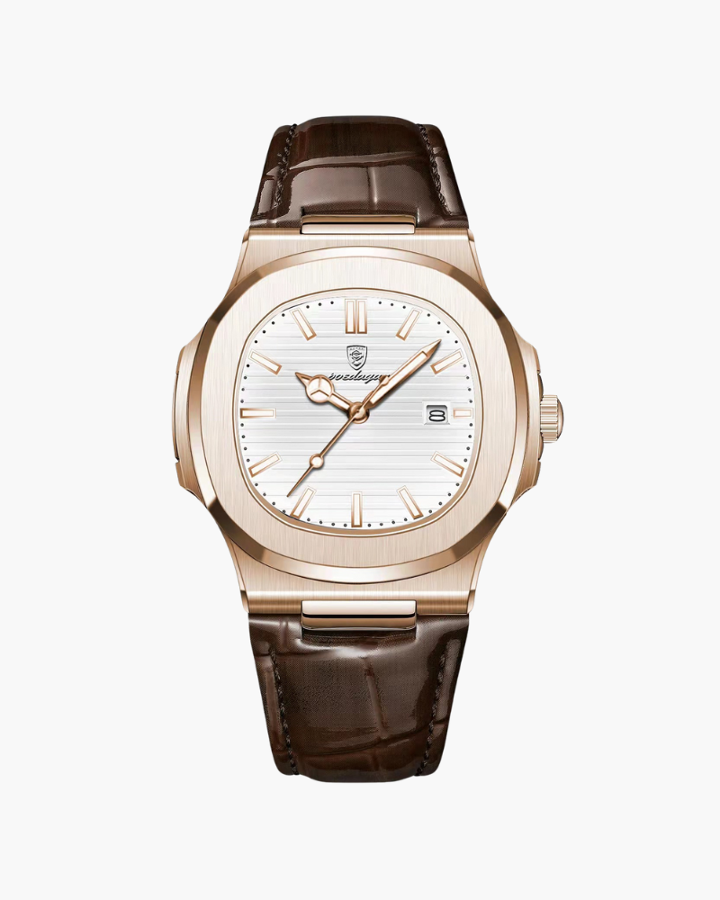 Lisbon Leather Strap Quartz Watch | Europa