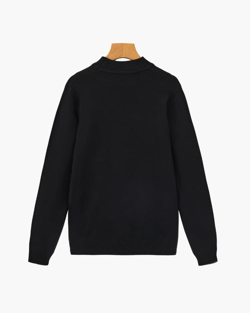 Alpen Ribbed Mock Neck Sweater | Europa
