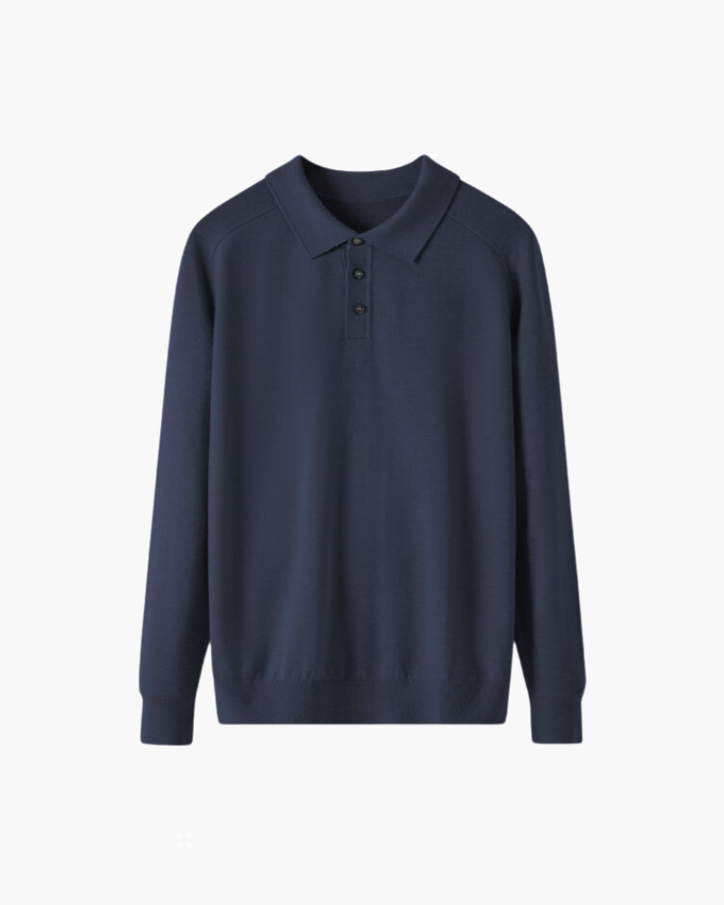 Arundel 100% Wool Knit Polo | Europa