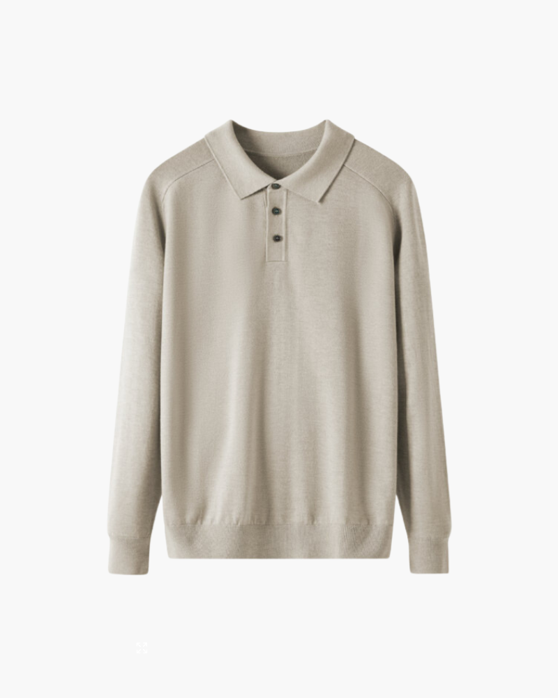 Arundel 100% Wool Knit Polo | Europa