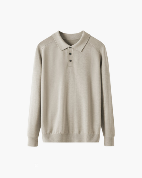 Arundel 100% Wool Knit Polo | Europa