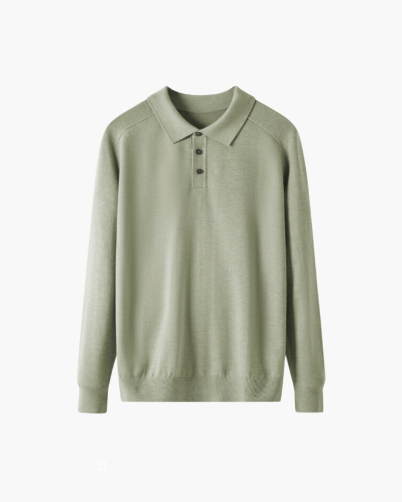 Arundel 100% Wool Knit Polo | Europa