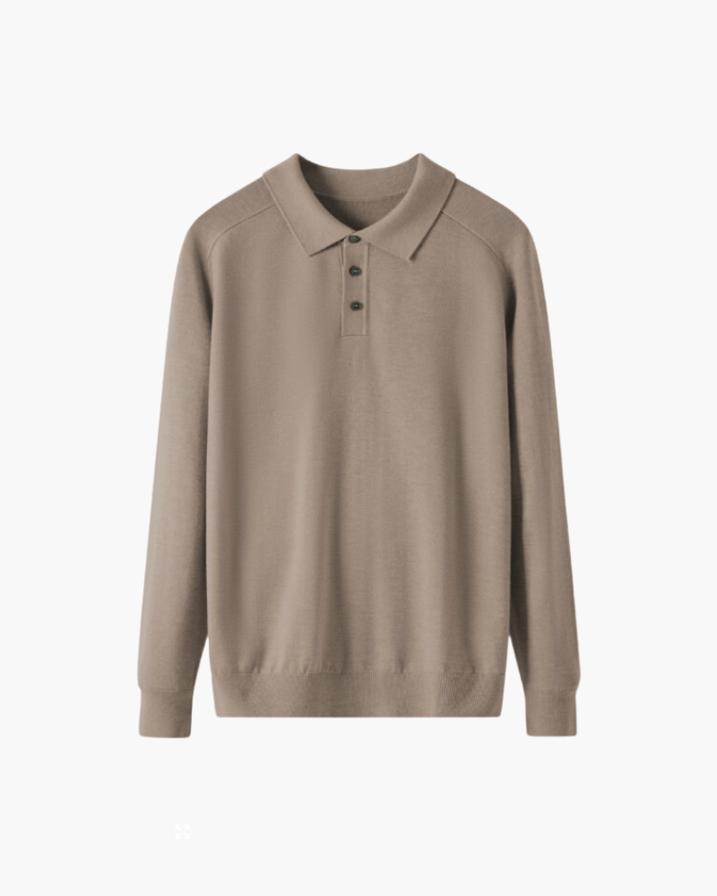 Arundel 100% Wool Knit Polo | Europa