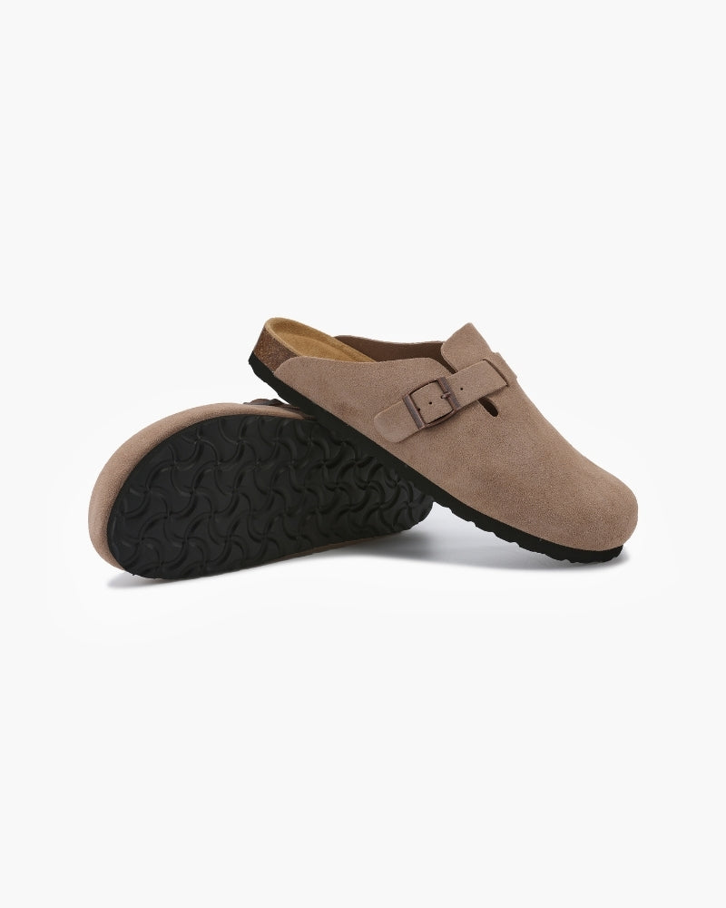 Heritage Suede Slip-On Clogs | Europa