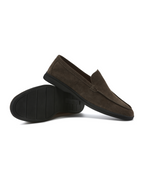 Heritage Suede Loafers with Black Sole | Europa