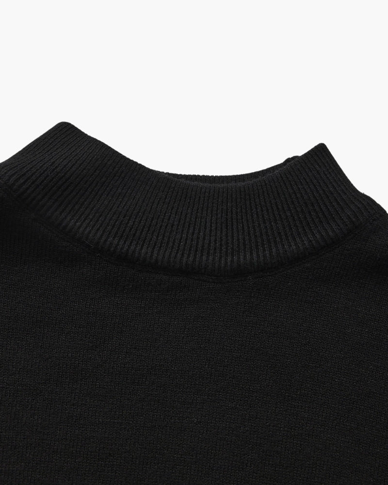 Alpen Ribbed Mock Neck Sweater | Europa