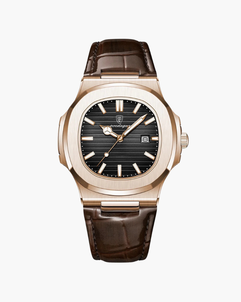 Lisbon Leather Strap Quartz Watch | Europa