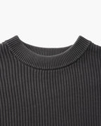 Heritage Rib Knit Crewneck Sweater | Europa