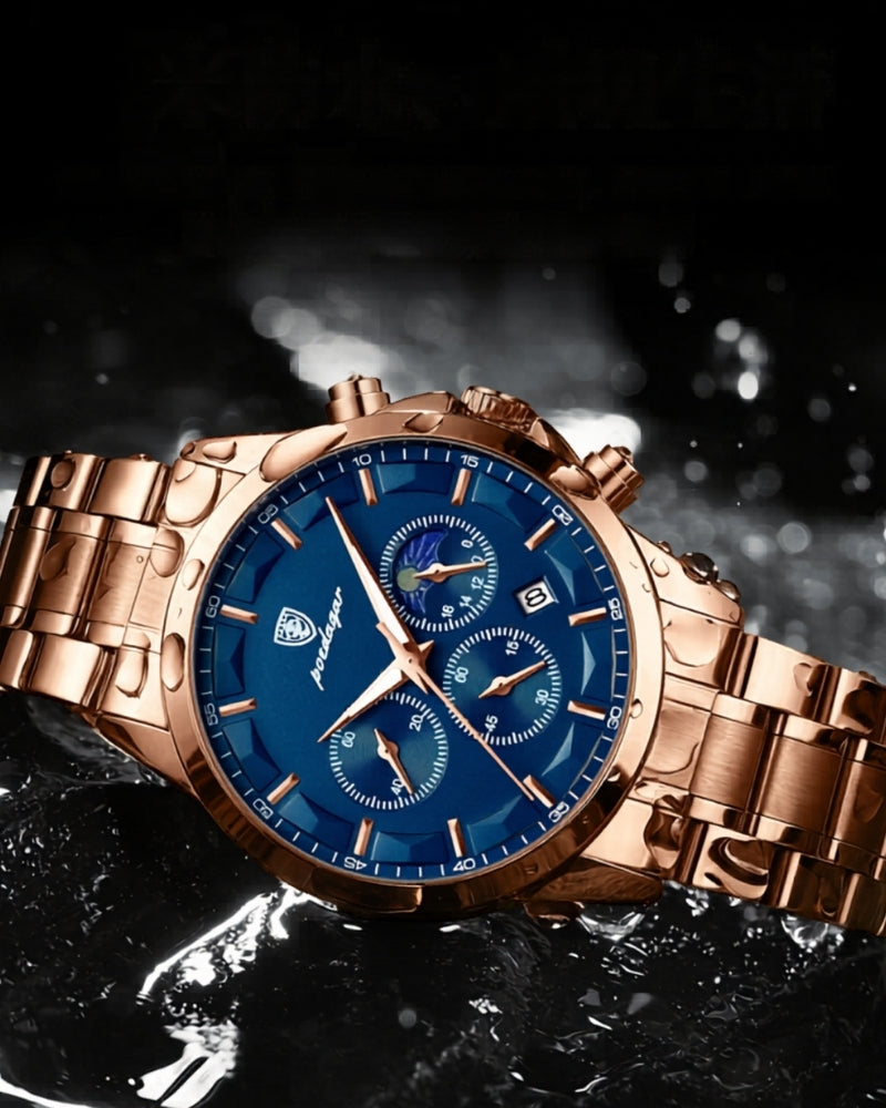 Europa Precision Chronograph Steel Watch | Europa