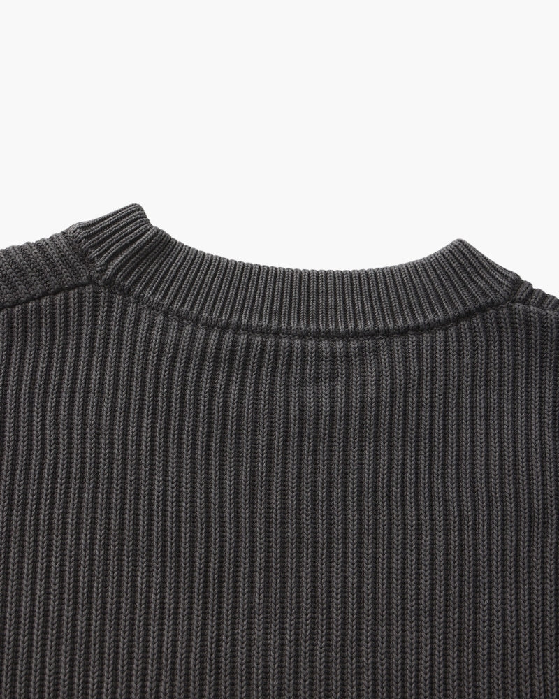 Heritage Rib Knit Crewneck Sweater | Europa