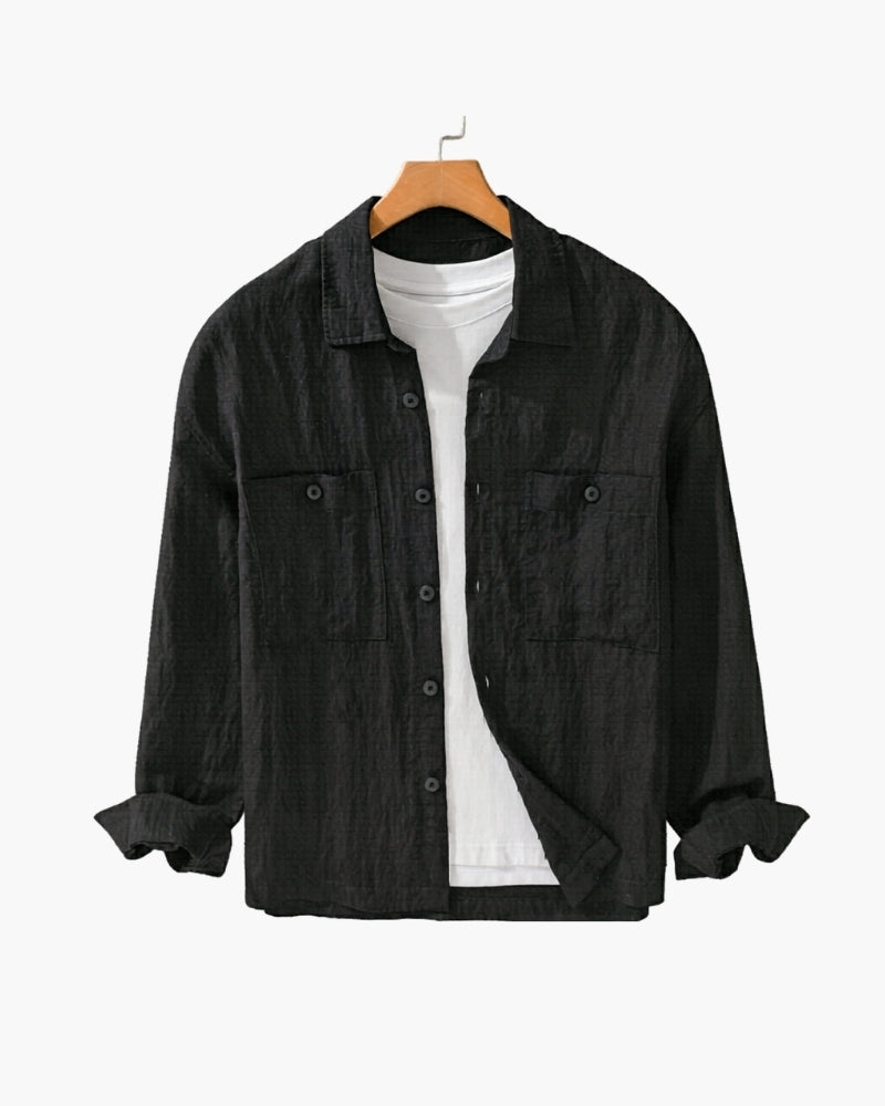 Portofino Linen Blend Overshirt | Europa