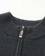 Belgravia 100% Cashmere Ribbed Half-Zip | Europa