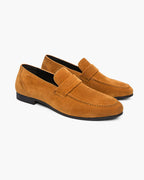 Oxford Suede Penny Loafers | Europa