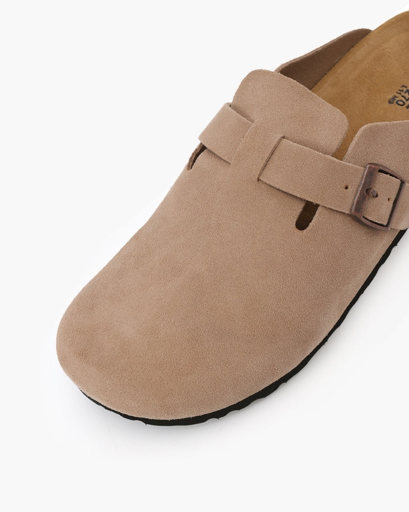 Heritage Suede Slip-On Clogs | Europa