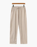 Cannes Pure Linen Drawstring Trousers | Europa