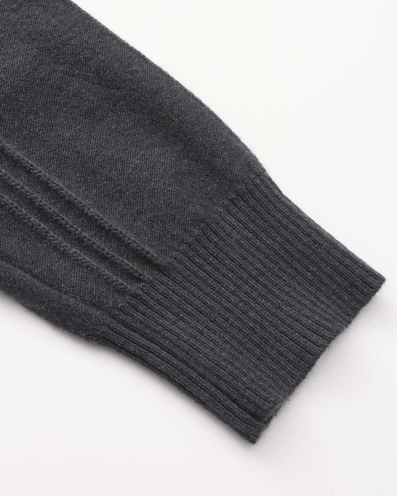 Belgravia 100% Cashmere Ribbed Half-Zip | Europa