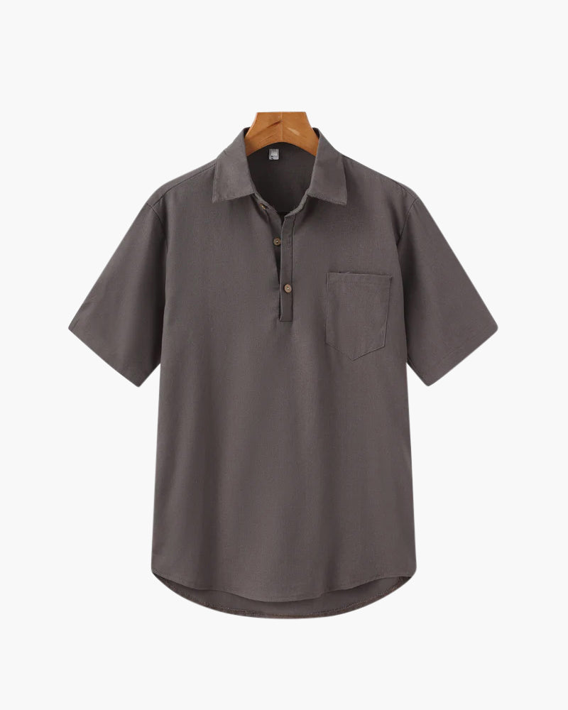 Casablanca Linen Polo Shirt | Europa