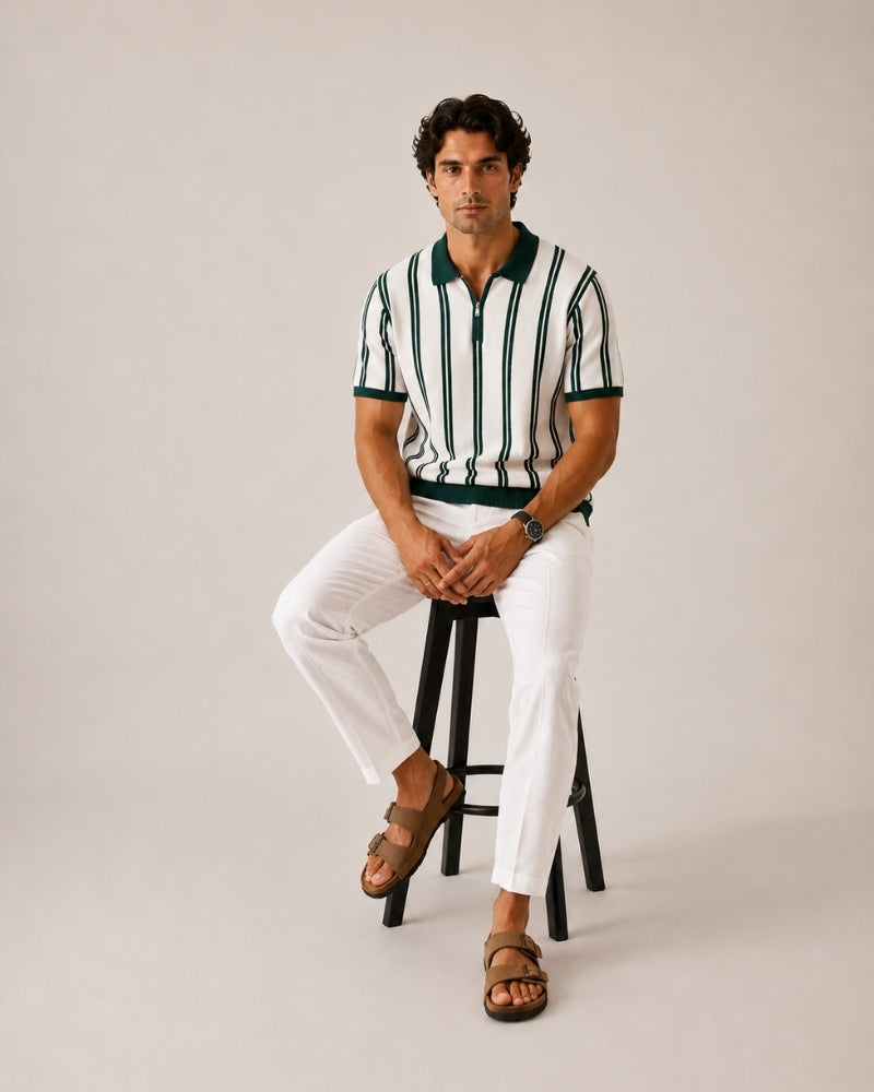 Modena Retro Club Half-Zip Polo | Europa