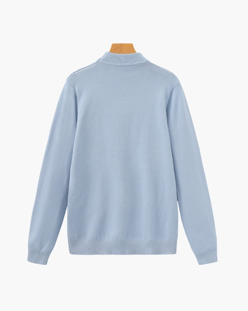 Alpen Ribbed Mock Neck Sweater | Europa