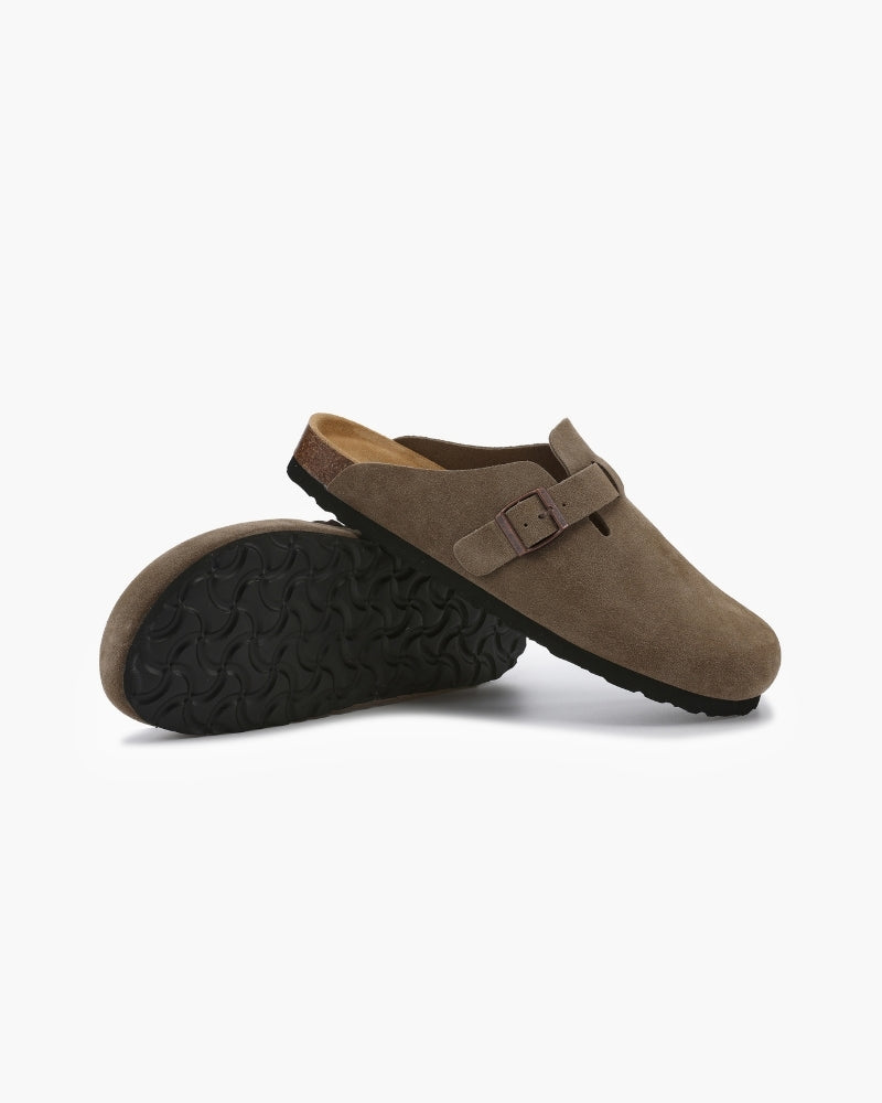 Heritage Suede Slip-On Clogs | Europa