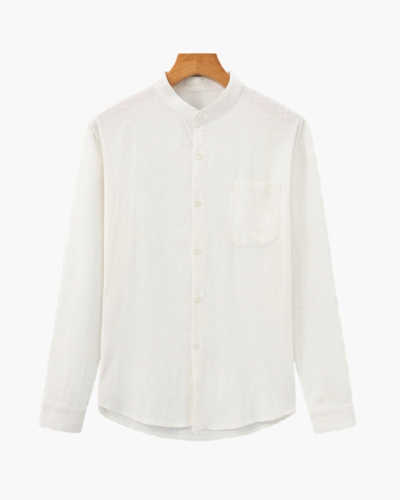 St. Moritz Mandarin Collar Shirt | Europa