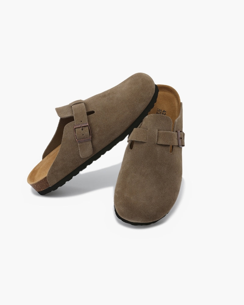 Heritage Suede Slip-On Clogs | Europa