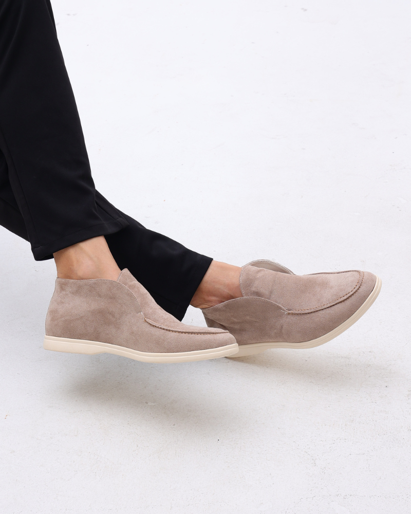 Sloane High-Top Suede Loafers | Europa