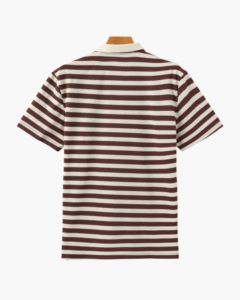Amalfi Breton Polo Shirt | Europa