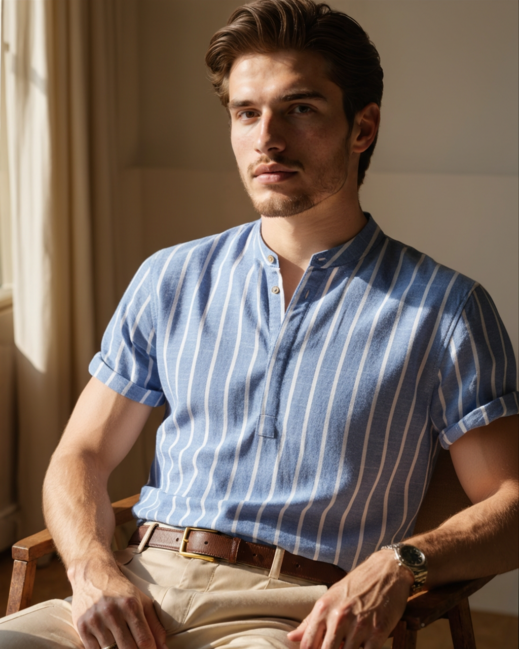 Bari Breton Cotton Polo | Europa