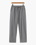 Cannes Pure Linen Drawstring Trousers | Europa