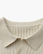 Ravello Ribbed Knit Polo Shirt | Europa