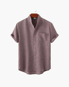 St. James Mandarin Collar Polo Shirt | Europa