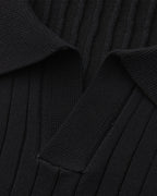 Ravello Ribbed Knit Polo Shirt | Europa