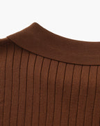 Ravello Ribbed Knit Polo Shirt | Europa