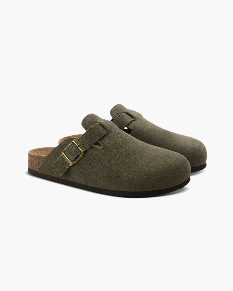 Heritage Suede Slip-On Clogs | Europa