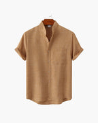St. James Mandarin Collar Polo Shirt | Europa