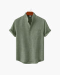 St. James Mandarin Collar Polo Shirt | Europa