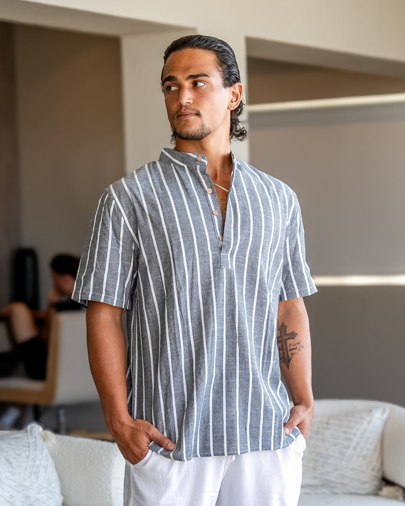 Bari Breton Cotton Polo | Europa