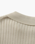 Ravello Ribbed Knit Polo Shirt | Europa